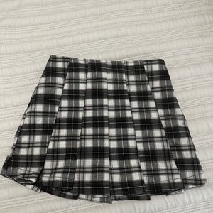 Plaid Mini Skirt